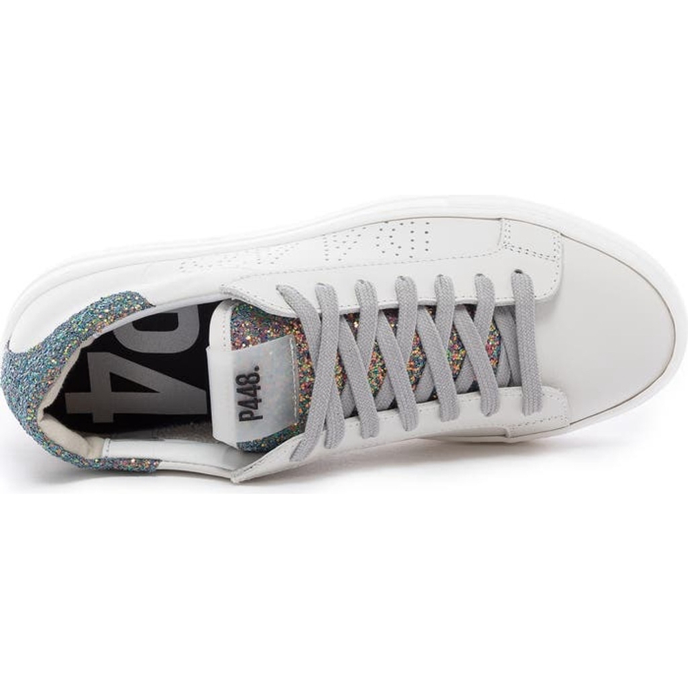 P448 Thea Platform Sneakers Women EU 37 Multi Purple NWT - Picture 5 of 7